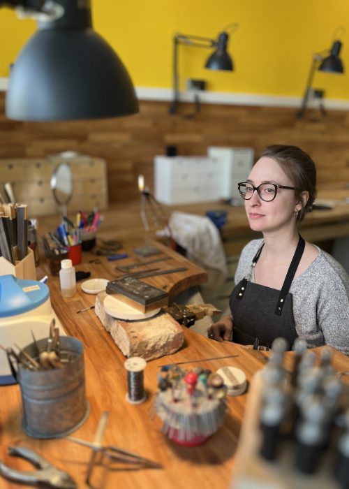 Julia Isabell Bäumer, Goldschmiede Potsdam, Goldschmiede Berlin, Schmuckkurs Berlin, Kreative Workshops Berlin, Workshops Berlin